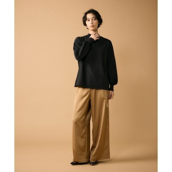 ルスーク（Le Souk）/《大きいサイズ》リブボトルネックプルオーバー