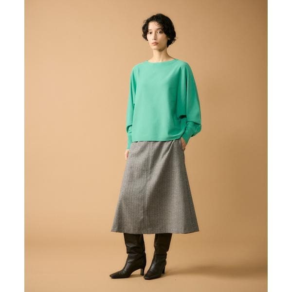 ルスーク（Le Souk）/《大きいサイズ》ドルマンスリーブニットプルオーバー