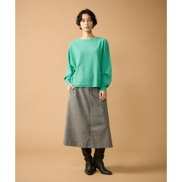 ルスーク（Le Souk）/《大きいサイズ》ドルマンスリーブニットプルオーバー