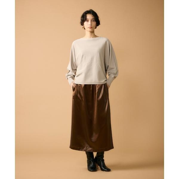 ルスーク（Le Souk）/《大きいサイズ》ドルマンスリーブニットプルオーバー