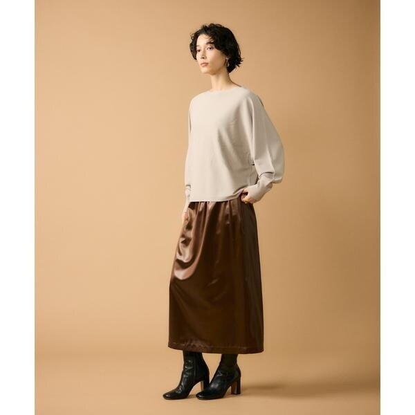 ルスーク（Le Souk）/《大きいサイズ》ドルマンスリーブニットプルオーバー