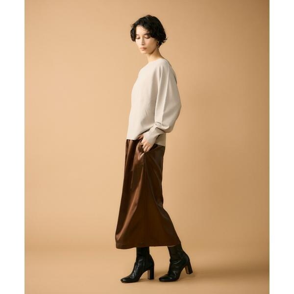 ルスーク（Le Souk）/《大きいサイズ》ドルマンスリーブニットプルオーバー