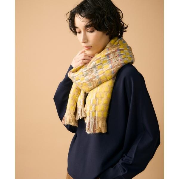 ルスーク（Le Souk）/ミックスヤーンマフラー《P．CORNILLON / ピー・コルニヨン》