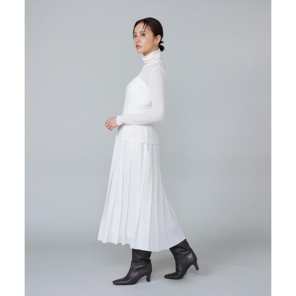 ルスーク（Le Souk）/《大きいサイズ》シアーテレハイネックTシャツ