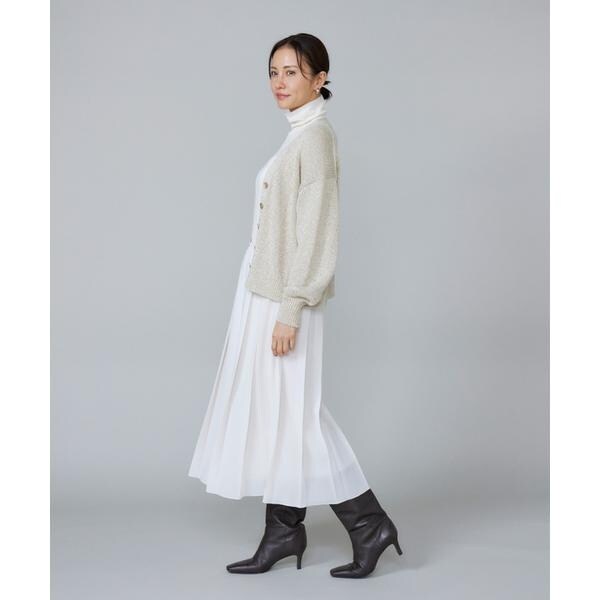 ルスーク（Le Souk）/《大きいサイズ》シアーテレハイネックTシャツ