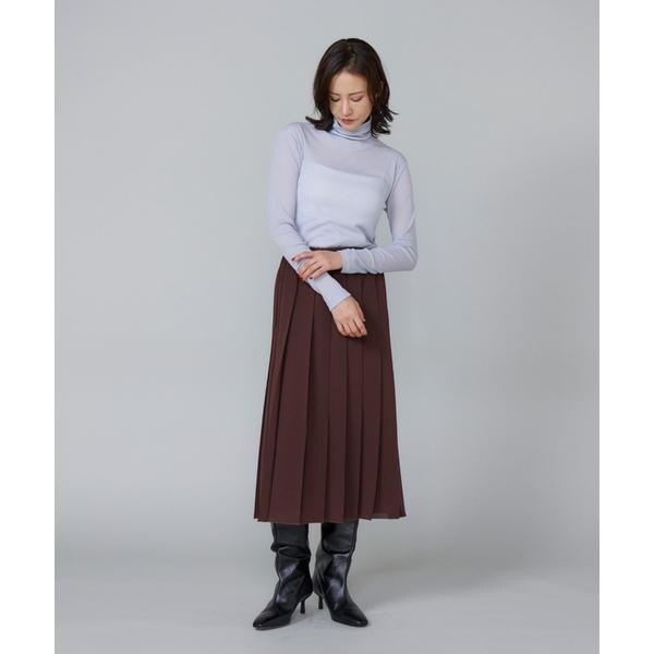 ルスーク（Le Souk）/《大きいサイズ》シアーテレハイネックTシャツ