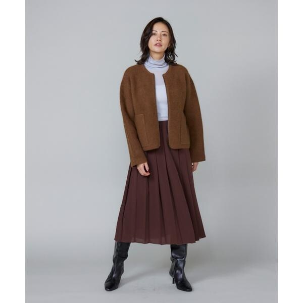 ルスーク（Le Souk）/《大きいサイズ》シアーテレハイネックTシャツ