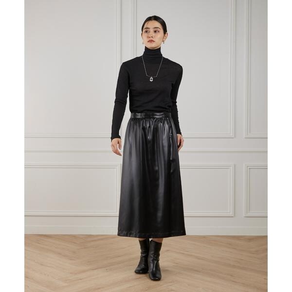 ルスーク（Le Souk）/《大きいサイズ》シアーテレハイネックTシャツ