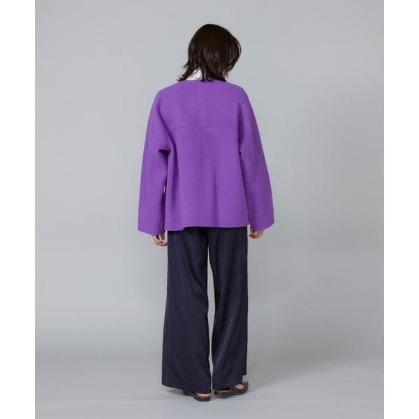 ルスーク（Le Souk）/《大きいサイズ》クルーネックリバーコート