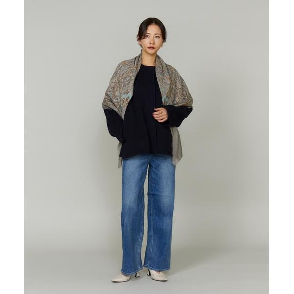 ルスーク（Le Souk）/《大きいサイズ》クルーネックリバーコート