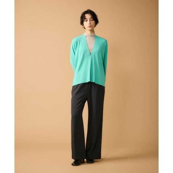 ルスーク（Le Souk）/《大きいサイズ》Vネックニットプルオーバー