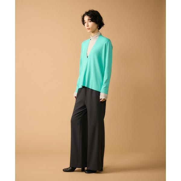 ルスーク（Le Souk）/《大きいサイズ》Vネックニットプルオーバー