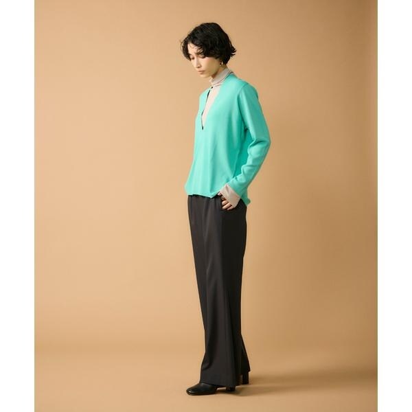 ルスーク（Le Souk）/《大きいサイズ》Vネックニットプルオーバー