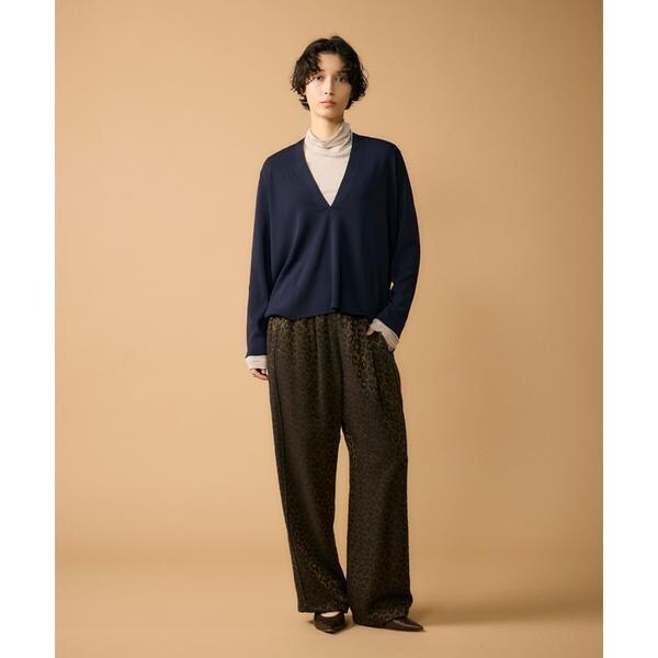 ルスーク（Le Souk）/《大きいサイズ》Vネックニットプルオーバー