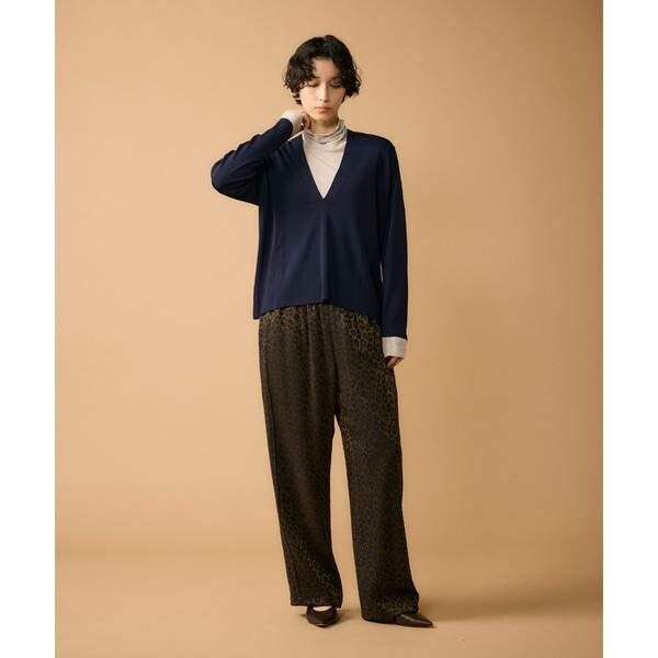 ルスーク（Le Souk）/《大きいサイズ》Vネックニットプルオーバー