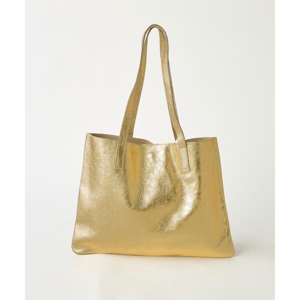 ルスーク（Le Souk）/メタリックレザートートバッグ《ANDREA CARDONE/アンドレア カルドネ》