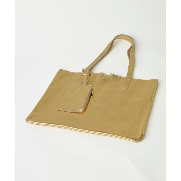 ルスーク（Le Souk）/メタリックレザートートバッグ《ANDREA CARDONE/アンドレア カルドネ》