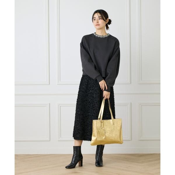 ルスーク（Le Souk）/メタリックレザートートバッグ《ANDREA CARDONE/アンドレア カルドネ》