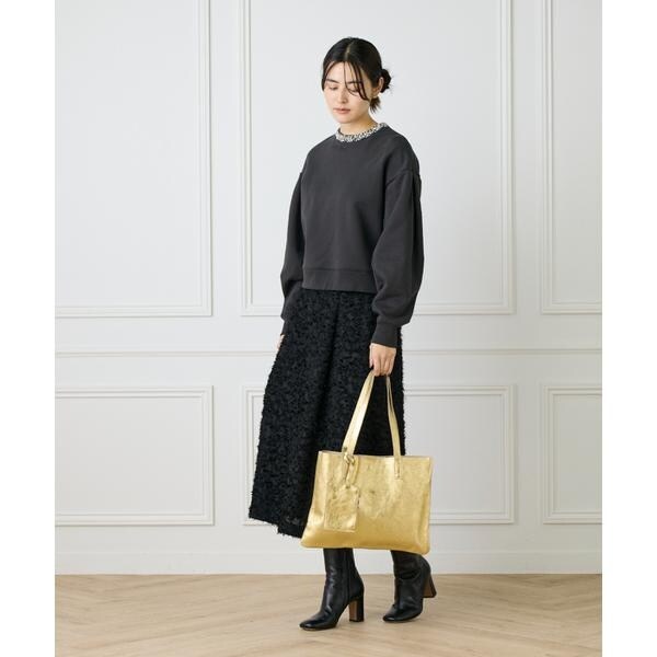 ルスーク（Le Souk）/メタリックレザートートバッグ《ANDREA CARDONE/アンドレア カルドネ》