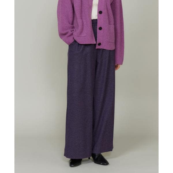 ルスーク（Le Souk）/《大きいサイズ》ドロストストレートワイドパンツ