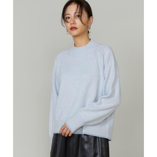 ルスーク（Le Souk）/《大きいサイズ》ミックスカラーハイネックプルオーバー