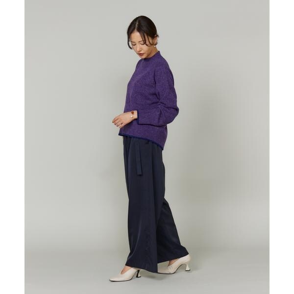 ルスーク（Le Souk）/《大きいサイズ》ミックスカラーハイネックプルオーバー