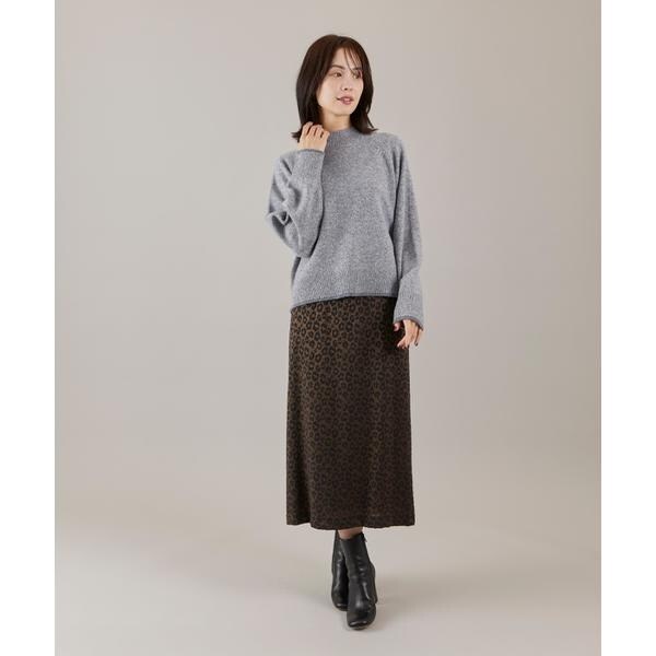 ルスーク（Le Souk）/《大きいサイズ》ミックスカラーハイネックプルオーバー