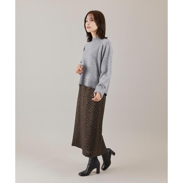 ルスーク（Le Souk）/《大きいサイズ》ミックスカラーハイネックプルオーバー