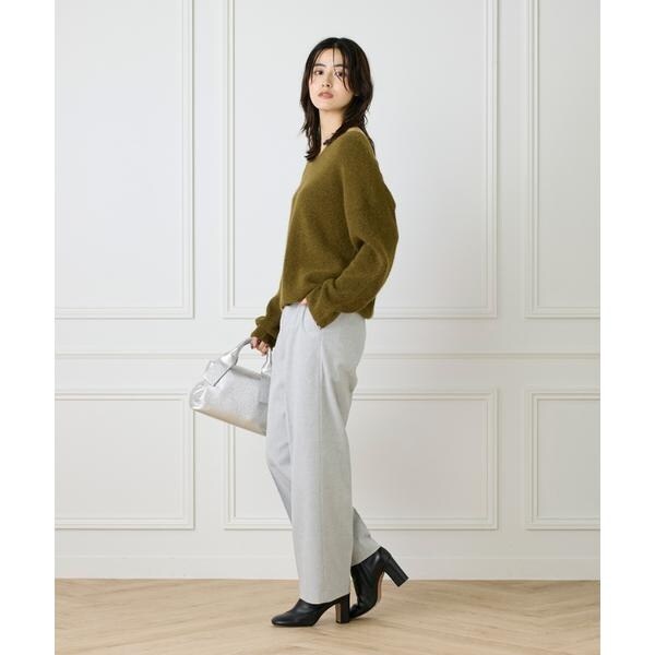 ルスーク（Le Souk）/《大きいサイズ》スパンコールVネックニットプルオーバー