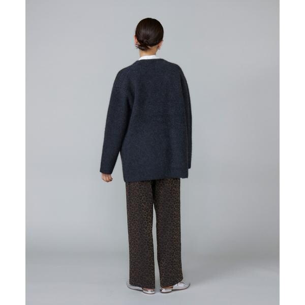 ルスーク（Le Souk）/《大きいサイズ》レオパードジャカードイージーパンツ