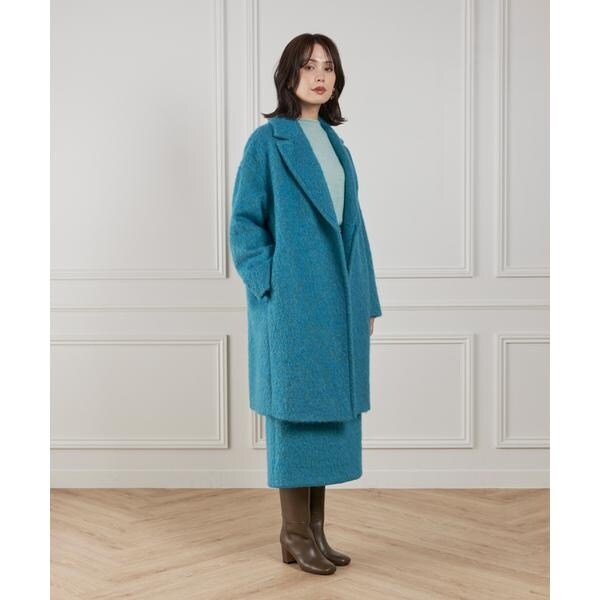 ルスーク（Le Souk）/《大きいサイズ》シャギーチェスターコート