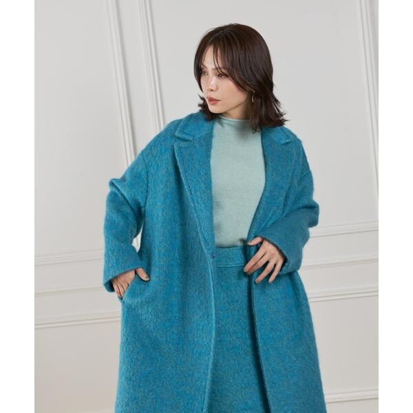 ルスーク（Le Souk）/《大きいサイズ》シャギーチェスターコート