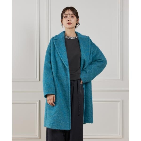 ルスーク（Le Souk）/《大きいサイズ》シャギーチェスターコート