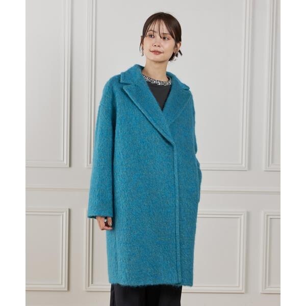 ルスーク（Le Souk）/《大きいサイズ》シャギーチェスターコート