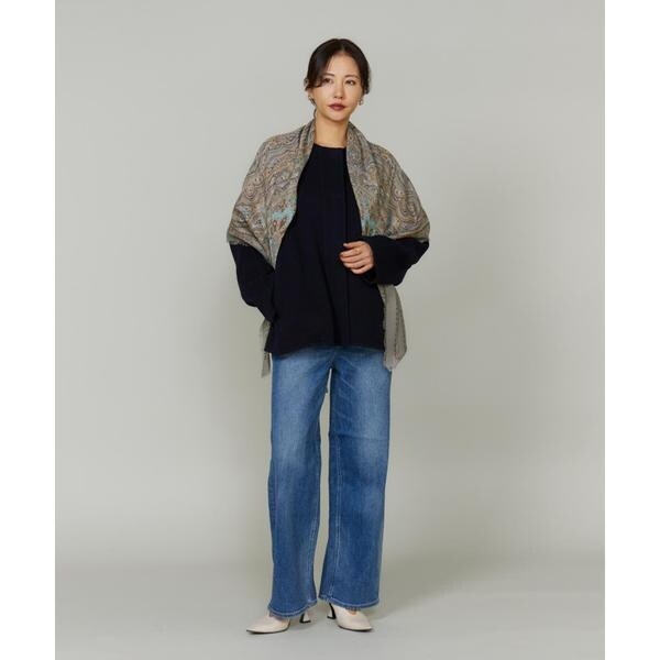 ルスーク（Le Souk）/Pink Pepper ワイドストレートデニム《Healthy DENIM》