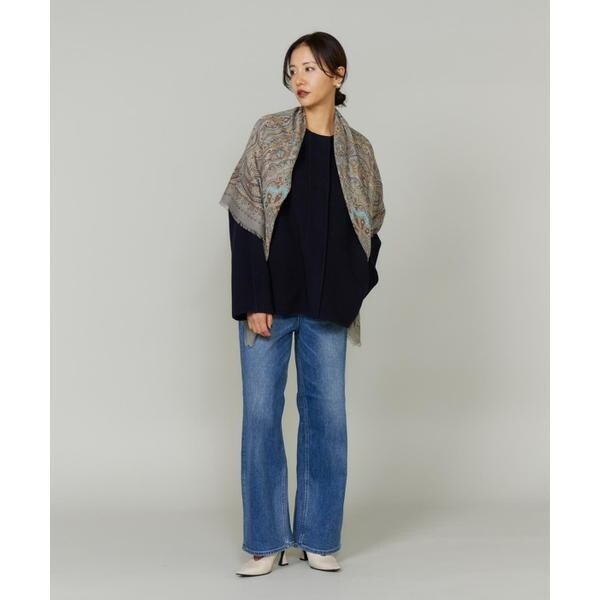 ルスーク（Le Souk）/Pink Pepper ワイドストレートデニム《Healthy DENIM》