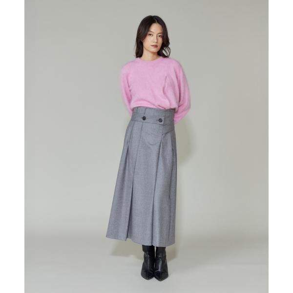 ラベイユ バイ スーペリアクローゼット（la veille by SUPERIOR CLOSET）/《大きいサイズ》ラップ風スカート_3