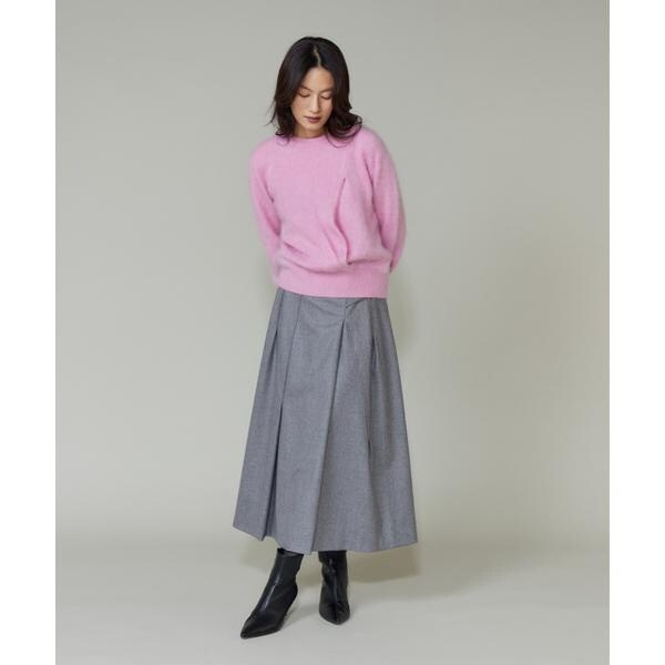 ラベイユ バイ スーペリアクローゼット（la veille by SUPERIOR CLOSET）/《大きいサイズ》ラップ風スカート_6