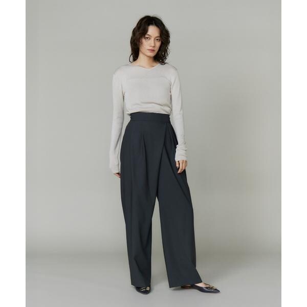 ラベイユ バイ スーペリアクローゼット（la veille by SUPERIOR CLOSET）/《大きいサイズ》ラップパンツ_5