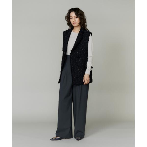 ラベイユ バイ スーペリアクローゼット（la veille by SUPERIOR CLOSET）/《大きいサイズ》ラップパンツ_10