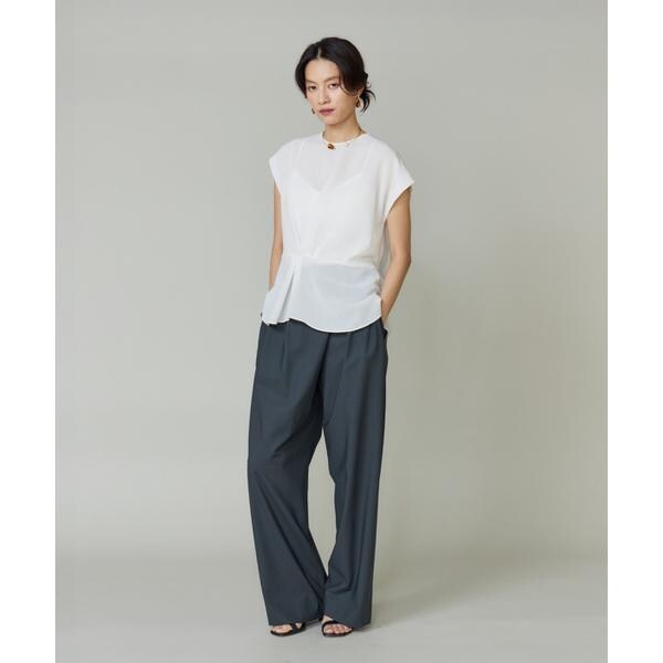 ラベイユ バイ スーペリアクローゼット（la veille by SUPERIOR CLOSET）/《大きいサイズ》ラップパンツ_11