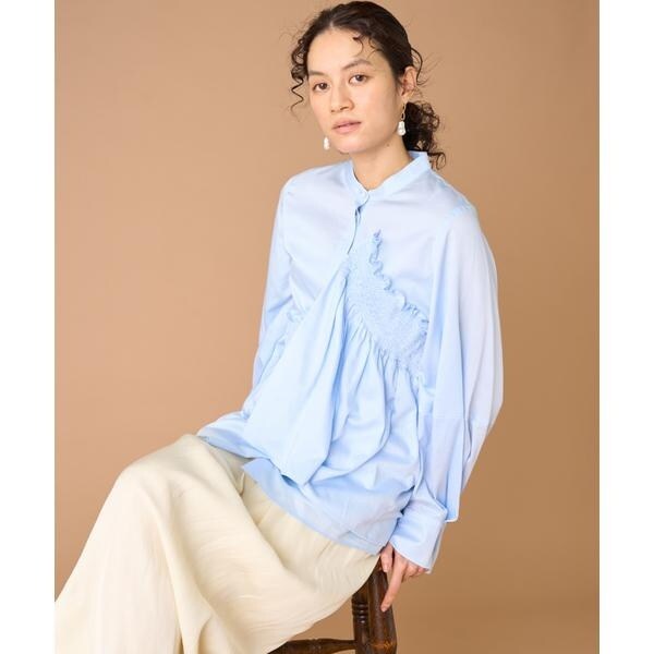 ラベイユ バイ スーペリアクローゼット（la veille by SUPERIOR CLOSET）/シャーリングブラウス　_2