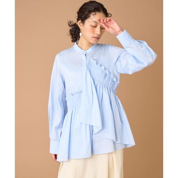 ラベイユ バイ スーペリアクローゼット（la veille by SUPERIOR CLOSET）/シャーリングブラウス　_11