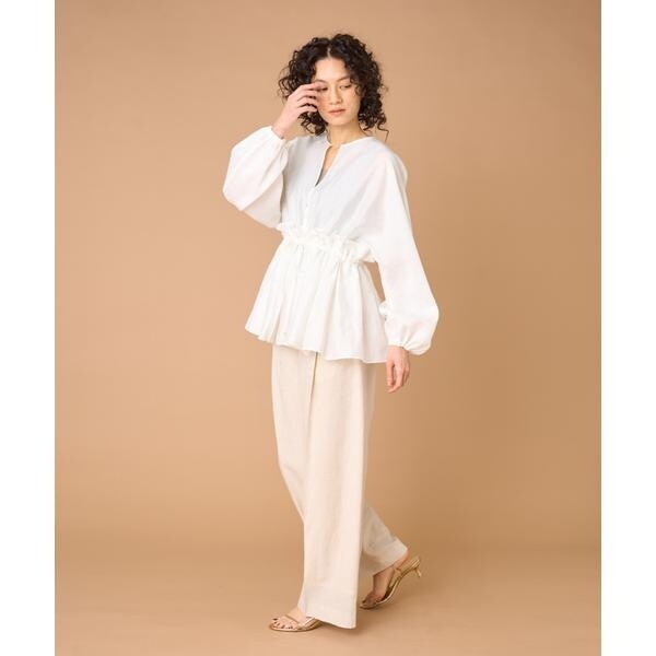 ラベイユ バイ スーペリアクローゼット（la veille by SUPERIOR CLOSET）/タックワイドパンツ_8