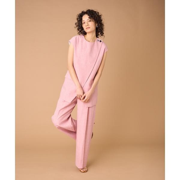 ラベイユ バイ スーペリアクローゼット（la veille by SUPERIOR CLOSET）/タックワイドパンツ_10