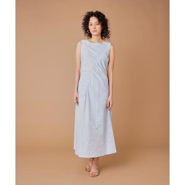 【NEW】ラベイユ バイ スーペリアクローゼット（la veille by SUPERIOR CLOSET）/斜めギャザーワンピース　_5