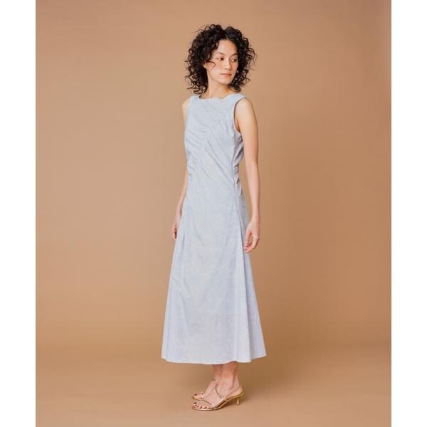 【NEW】ラベイユ バイ スーペリアクローゼット（la veille by SUPERIOR CLOSET）/斜めギャザーワンピース　_6