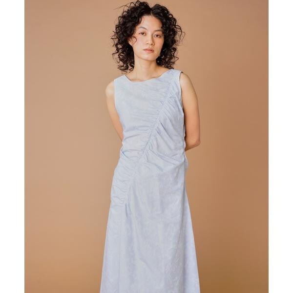 【NEW】ラベイユ バイ スーペリアクローゼット（la veille by SUPERIOR CLOSET）/斜めギャザーワンピース　_8