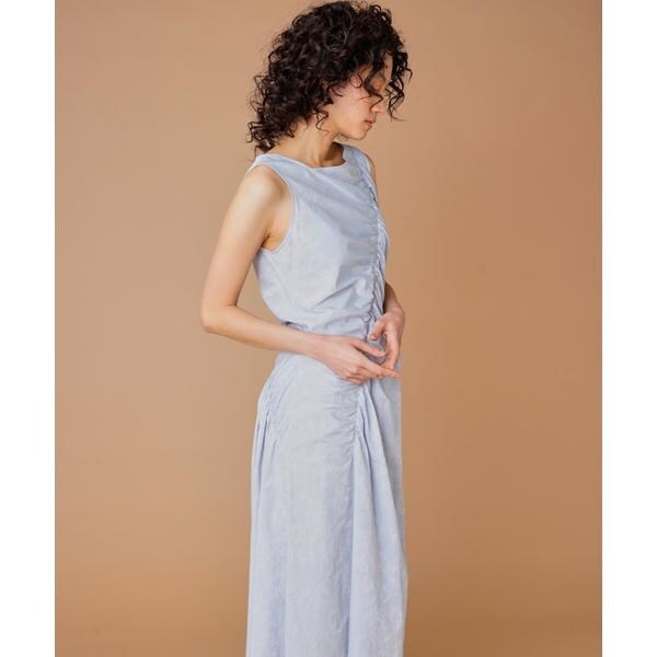【NEW】ラベイユ バイ スーペリアクローゼット（la veille by SUPERIOR CLOSET）/斜めギャザーワンピース　_9