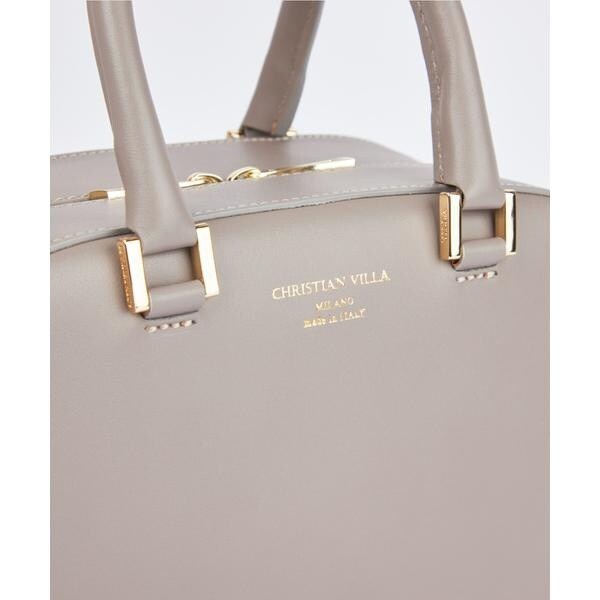 フェイバリット スキナモノ（FAVORITE SUKINAMONO）/《別注スムースレザー使用》ミニボストンバッグ《CHRISTIAN VILLA》